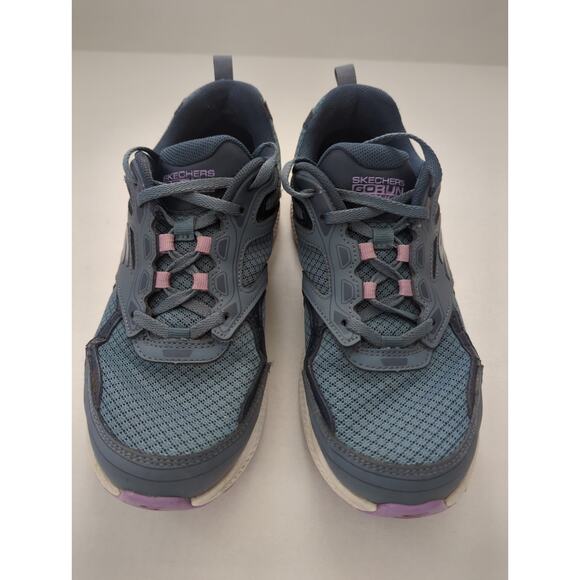 SKECHERS Go Run Consistent Running Sneakers Blue Purple Gray Women's size 8 - Picture 7 of 10